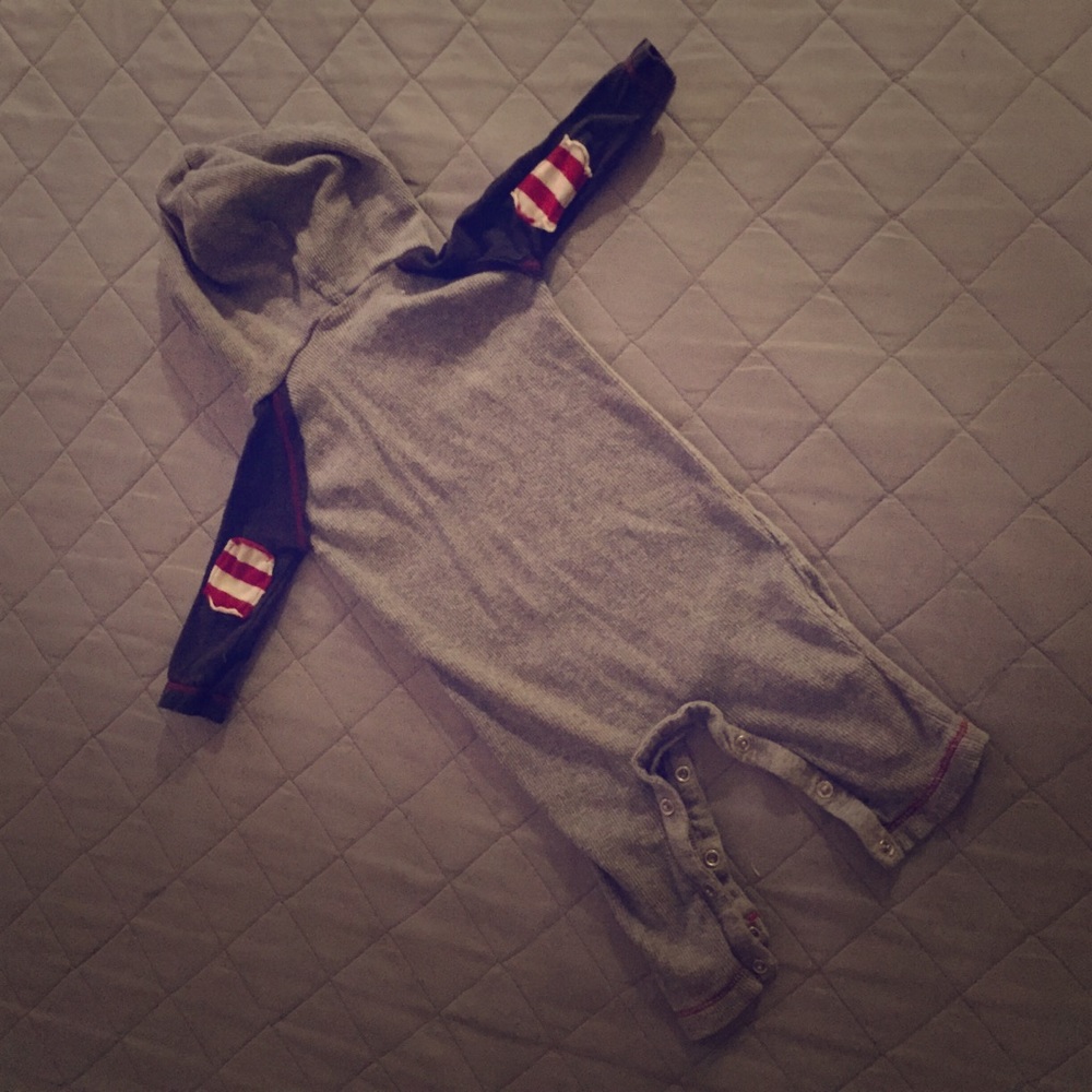 0-3 Months Burt’s Bees coveralls